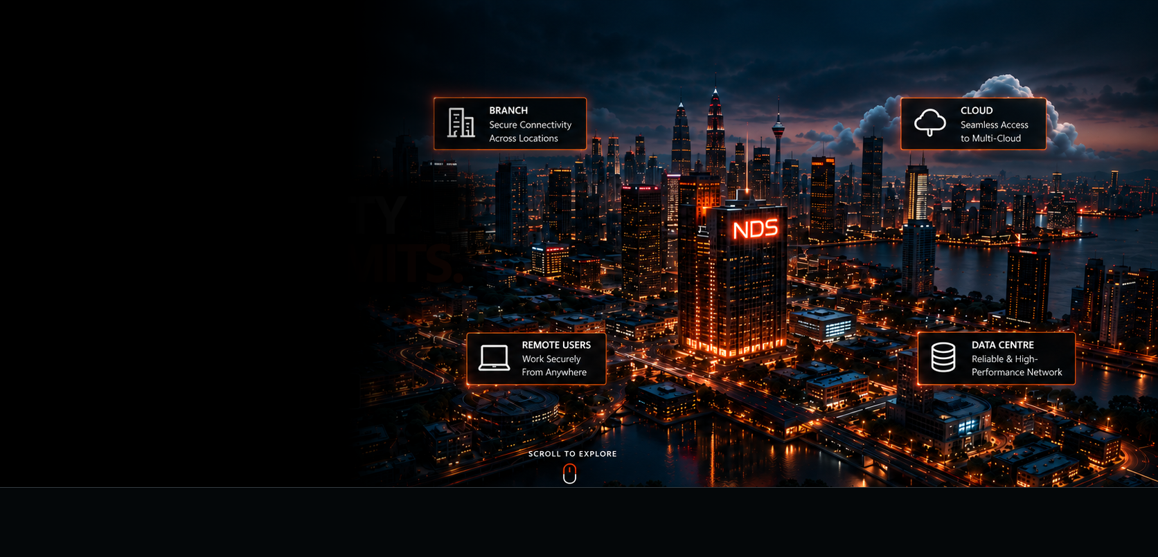 Network and wireless connectivity across branch, cloud, remote users and data centre